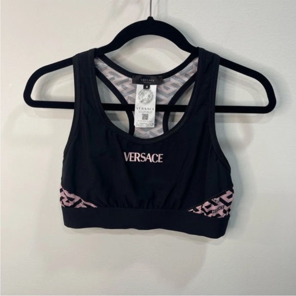 Versace Black Greca Signature Accent
Sports Bra Size 4 - Picture 4 of 5